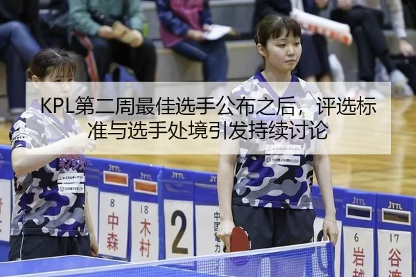 KPL第二周最佳选手公布之后，评选标准与选手处境引发持续讨论